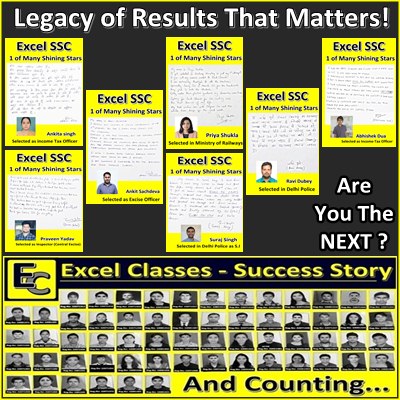 Excel SSC Coaching Result