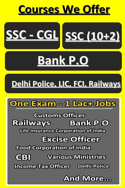 Online SSC Coaching for SSC CGL